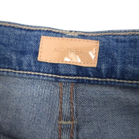 Mother The Pixie Tomcat Crop Jean in Not Cut & Pasted - Picture 6 of 13